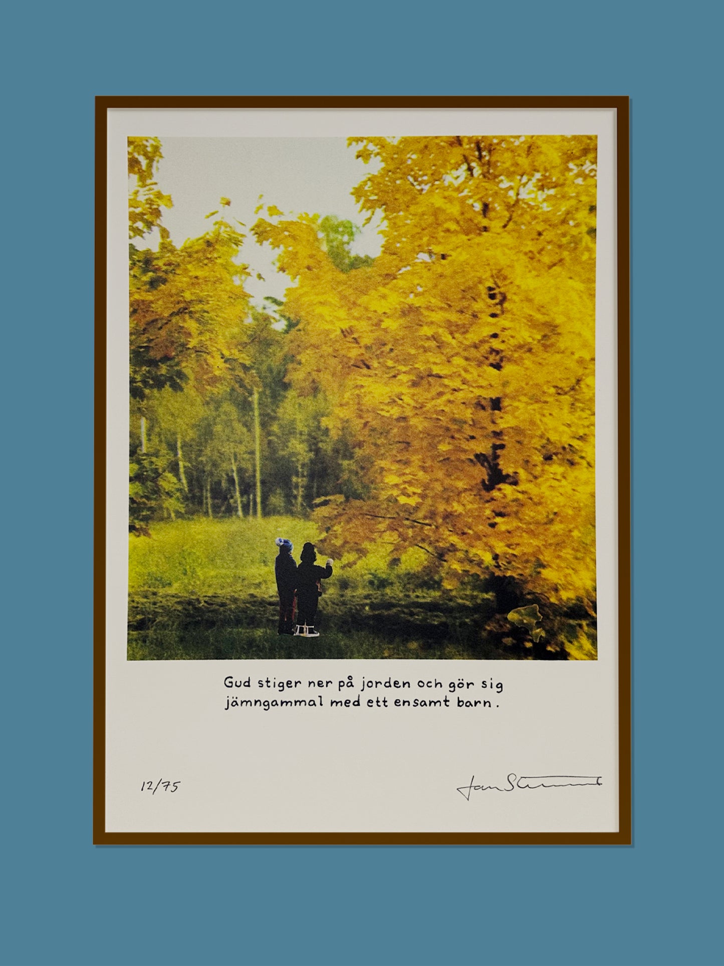 Konsttryck – Gud stiger ner