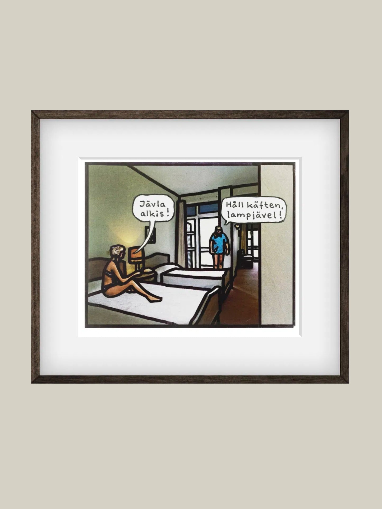 Konsttryck – Lampjävel