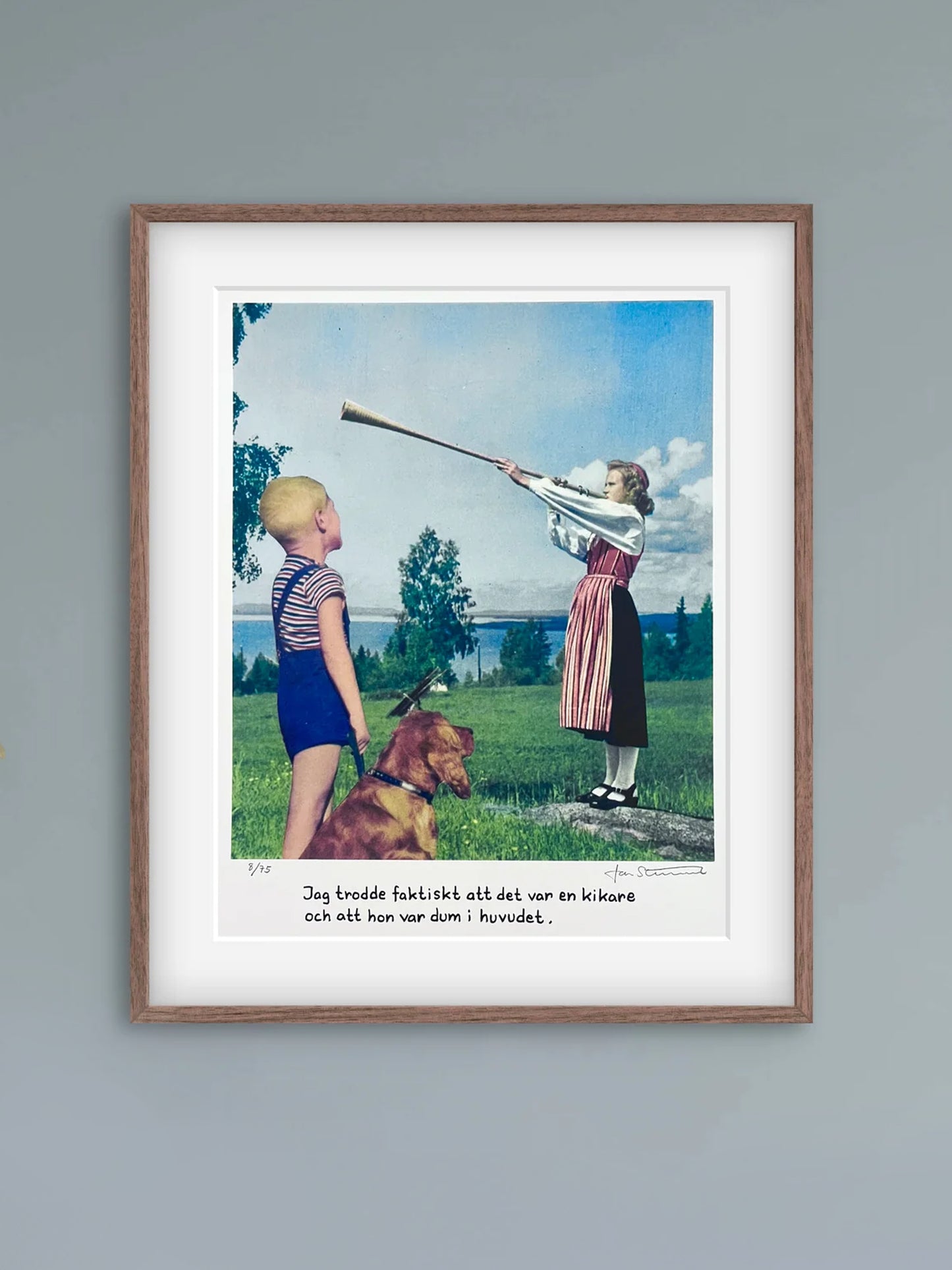 Konsttryck – Dum i huvudet